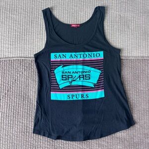 San Antonio Spurs Graphic Tank – Black – Size M